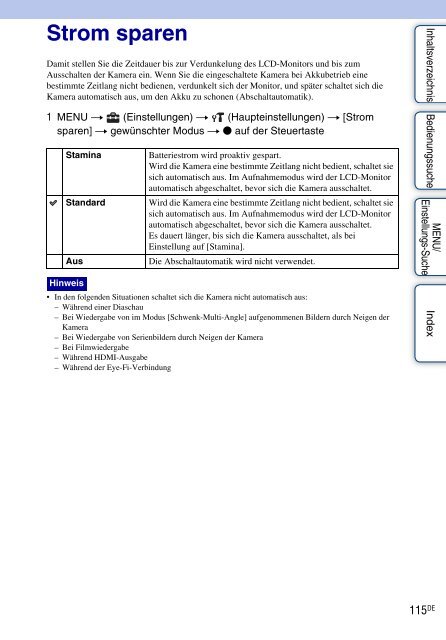 Sony DSC-WX5 - DSC-WX5 Consignes d&rsquo;utilisation Allemand