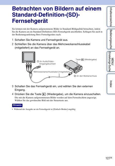 Sony DSC-WX5 - DSC-WX5 Consignes d&rsquo;utilisation Allemand