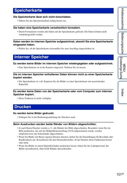 Sony DSC-WX5 - DSC-WX5 Consignes d&rsquo;utilisation Allemand