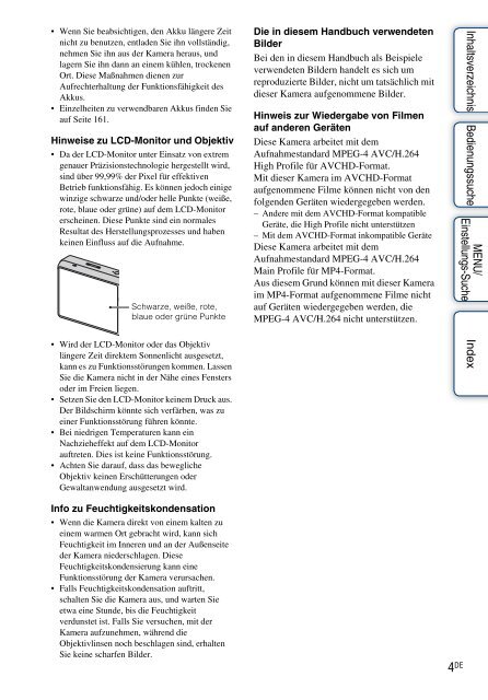 Sony DSC-WX5 - DSC-WX5 Consignes d&rsquo;utilisation Allemand