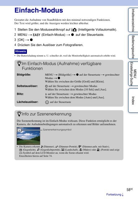 Sony DSC-WX5 - DSC-WX5 Consignes d&rsquo;utilisation Allemand