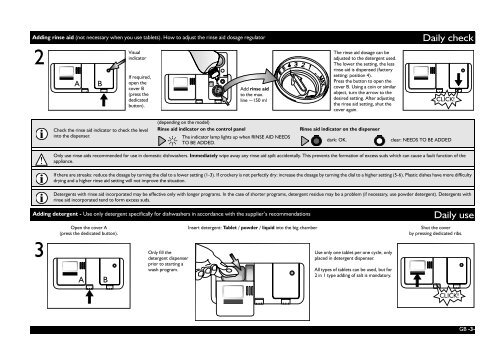 KitchenAid C 1009 BL - C 1009 BL EN (851000529360) Scheda programmi