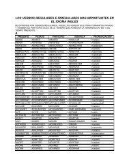 Mega Verbs List - Regular & Irregular1