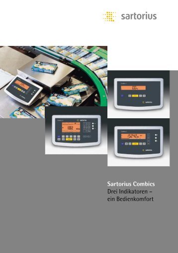 Sartorius Combics | Terminals - Waagen-Kissling GmbH