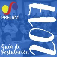 Guía postulación Preusm Intensivo 2017