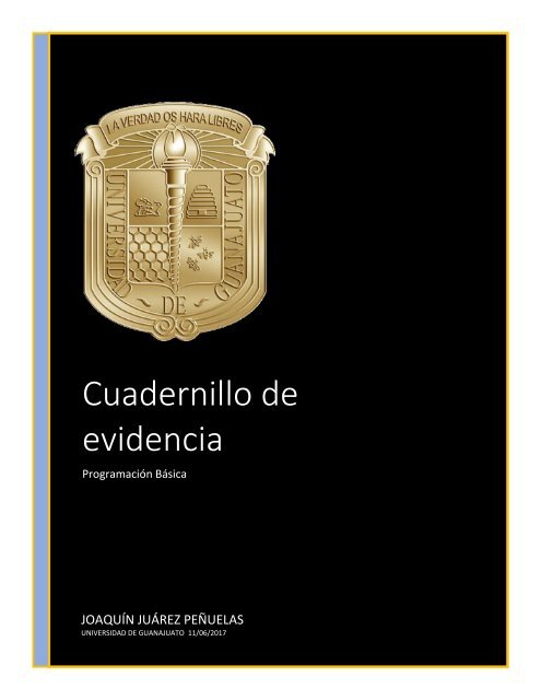 Cuaderno de evidencias