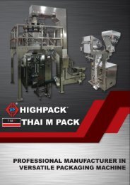Highpack Machinery S/B - Packing Machine Catalogue