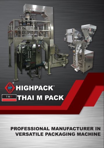 Highpack Machinery S/B - Packing Machine Catalogue 2016