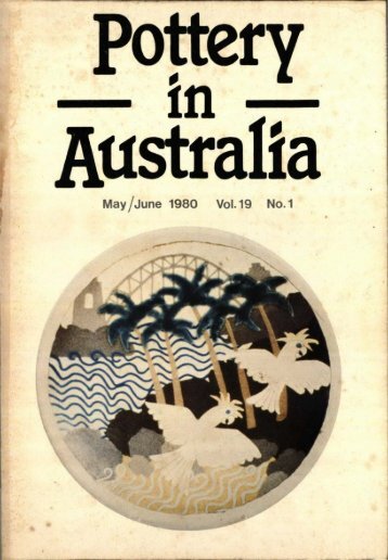 Pottery In Australia Vol 19 No 1 May-June 1980