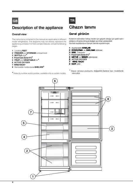 KitchenAid E2BYH 19223 F O3 (TK) - E2BYH 19223 F O3 (TK) EN (F078004) Istruzioni per l'Uso