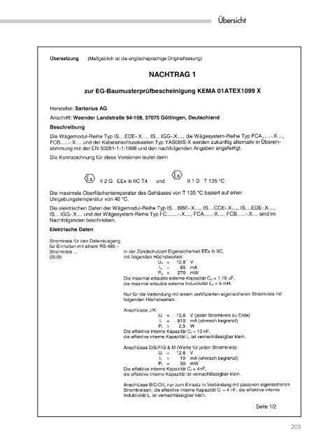 Bedienungsanleitung mit Ma?skizze zu dieser Waage