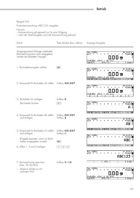 Bedienungsanleitung mit Ma?skizze zu dieser Waage