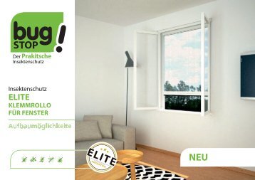 ELITE insektenschutz klemmrollo fur fenster