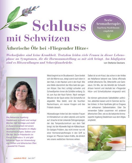 Leseprobe "Naturheilkunde & Gesundheit" Juli 2017