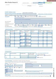 Antragsformular Tarif R 66 - VVS® GmbH