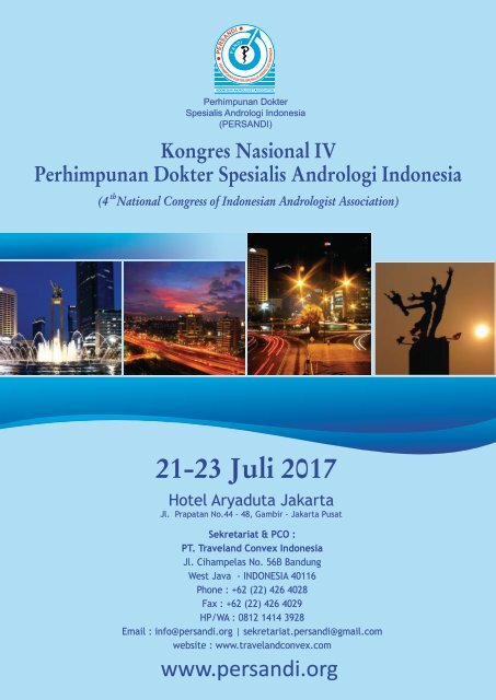 Final Announcement Kongres Nasional Perhimpunan Dokter Spesialis Andrologi Indonesia 2017