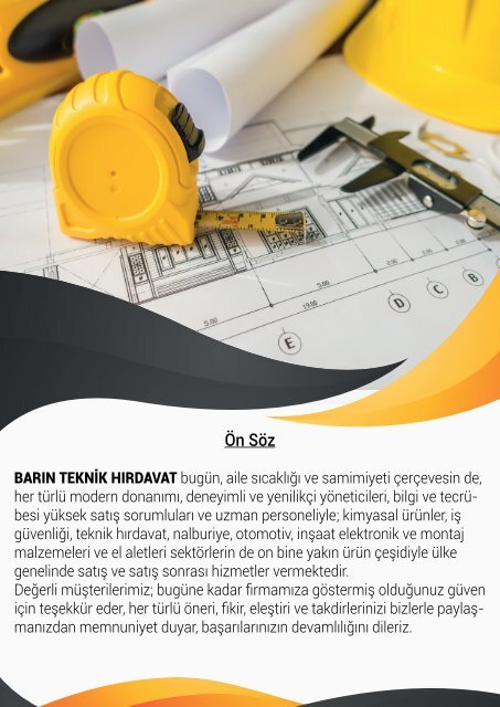 Barın Teknik Hırdavat 2017 Ürün Kataloğu