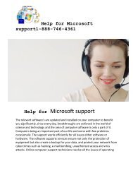 Help for Microsoft support  1-888-746-4361