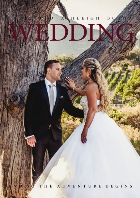 Emile and Ahleigh Wedding magazine