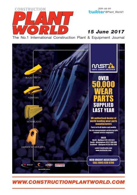 Construction Plant World 15th June 2017