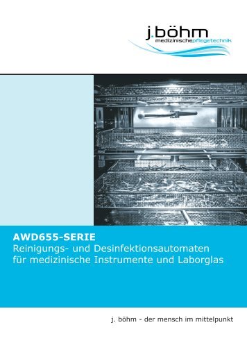 RDG Geräte AWD655-Serie Reinigungs- und Desinfektionsautomaten für medizinische Instrumente und Laborglas