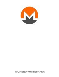 Whitepaper - Monero With Cover