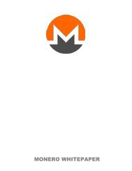 Whitepaper - Monero With Cover