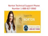 Norton Customer Service  Number 1-888-827-9060