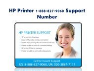 HP Printer 1-888-827-9060 Support Number