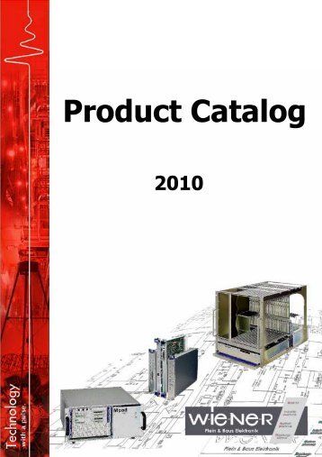 Product Catalog (2010) - WIENER, Plein & Baus, Corp.