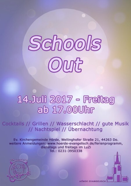 Anmeldung Schools Out A5