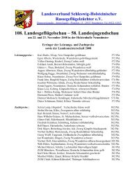 108. Landesgeflügelschau – 58. Landesjugendschau