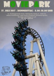 Flyer MoviePark 2017 + Anmeldung