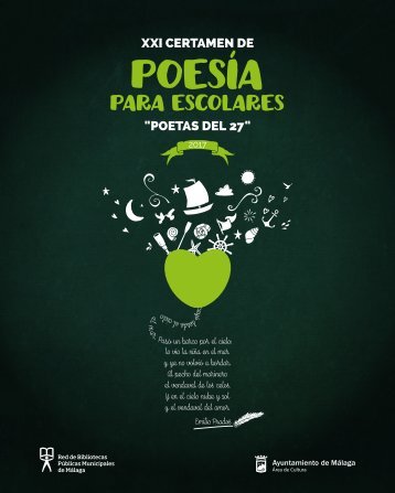 XXI Certamen de Poesía para Escolares "Poetas del 27" (2017). Poemario 