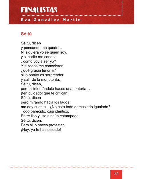 XXI Certamen de Poesía para Escolares "Poetas del 27" (2017). Poemario 