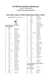 48. HSS der Deutschen Modeneser