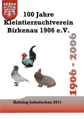 Vereinsmeister 2011 - KLZV Birkenau 1906 eV