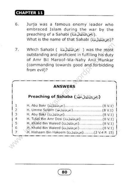 How Well Do You Know Sahabah? - By_Sheikh Khalid Dhorat