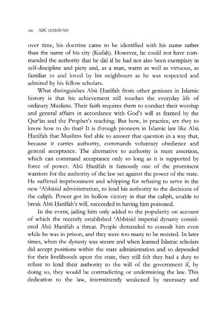 Abu Hanifah - His Life Legal Method Legacy