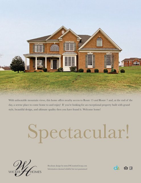 Wicker Homes Group Brochures