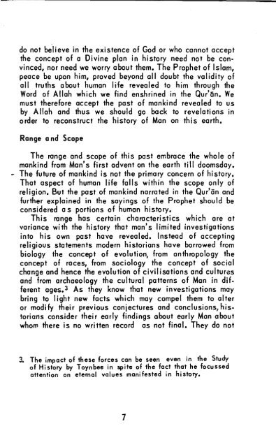 The Quranic Concept of History -  by Syed ALi Ashraf