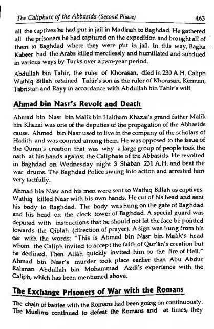 History of Islam Vol 2 of 3 by Akbar Shah Najeebabadi