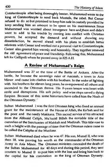 History of Islam Vol 3 of 3 by Akbar Shah Najeebabadi