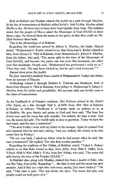 The Life of the Prophet Muhammad by Ibn Kathir - Volume 2 of 4