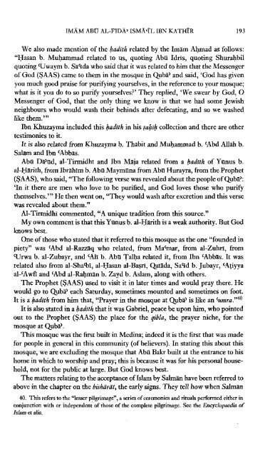 The Life of the Prophet Muhammad by Ibn Kathir - Volume 2 of 4