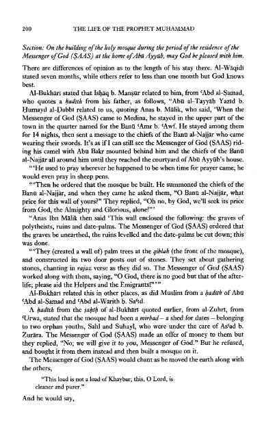 The Life of the Prophet Muhammad by Ibn Kathir - Volume 2 of 4