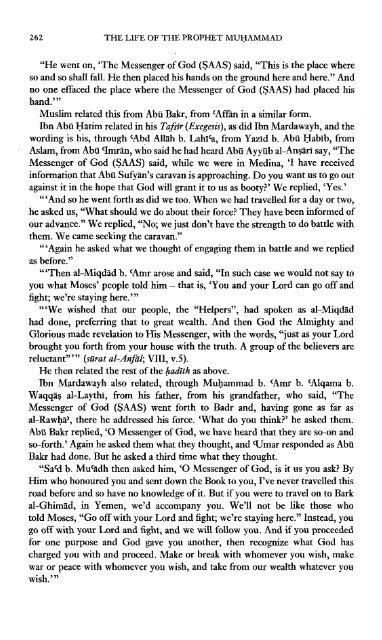 The Life of the Prophet Muhammad by Ibn Kathir - Volume 2 of 4