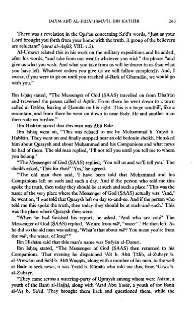 The Life of the Prophet Muhammad by Ibn Kathir - Volume 2 of 4