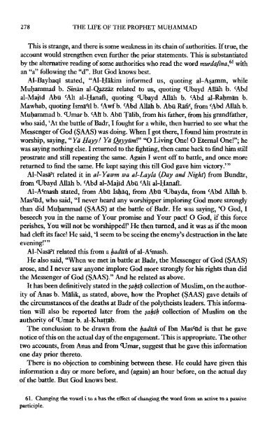 The Life of the Prophet Muhammad by Ibn Kathir - Volume 2 of 4