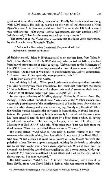 The Life of the Prophet Muhammad by Ibn Kathir - Volume 2 of 4